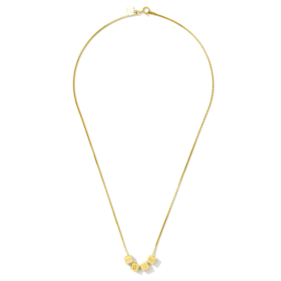 BOX NECKLACE - LOVE