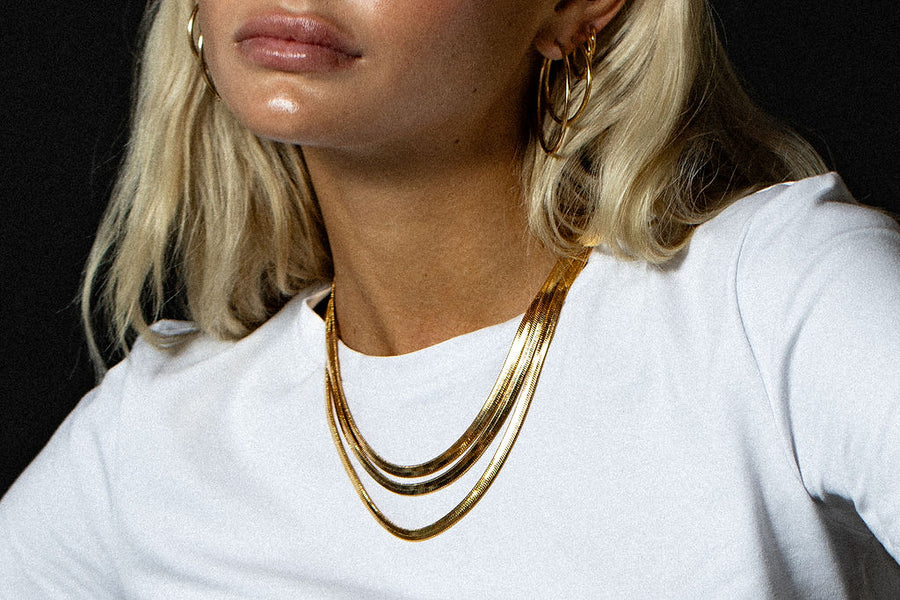 Viper XL Necklace - GOLD