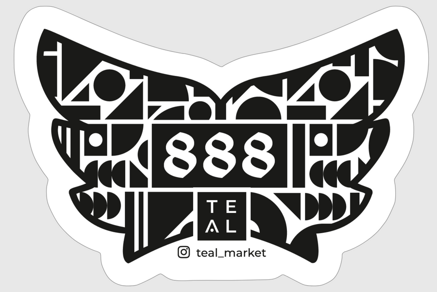 888 - ANGEL NUMBER STICKER