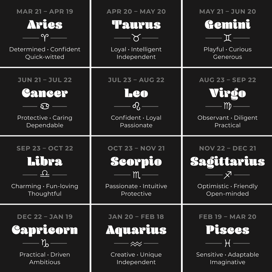 AQUARIUS ZODIAC HAT (BLACK)