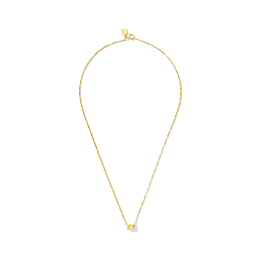 BOX NECKLACE - LETTER
