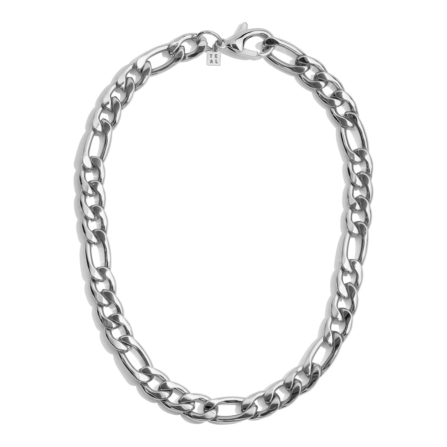FIGARO STATEMENT NECKLACE - SILVER
