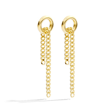 DRAPE CHAIN EARRINGS