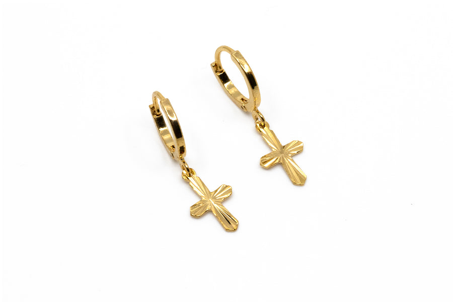 Cross Gold Huggies