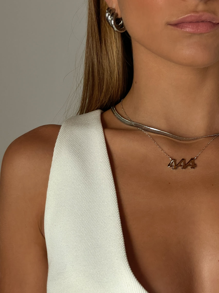 ANGEL NUMBER NECKLACE - SILVER