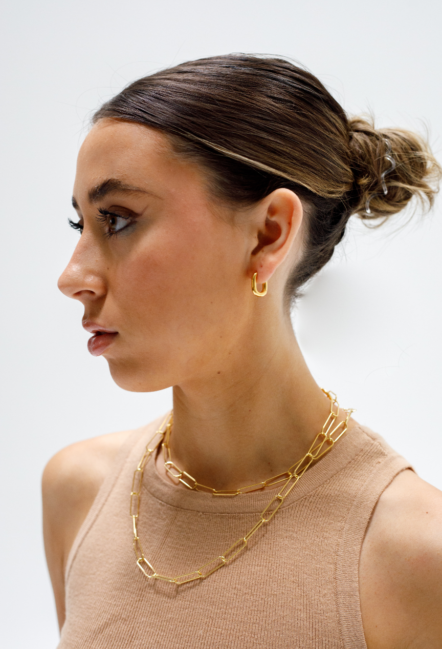 BOLD OVAL HOOPS