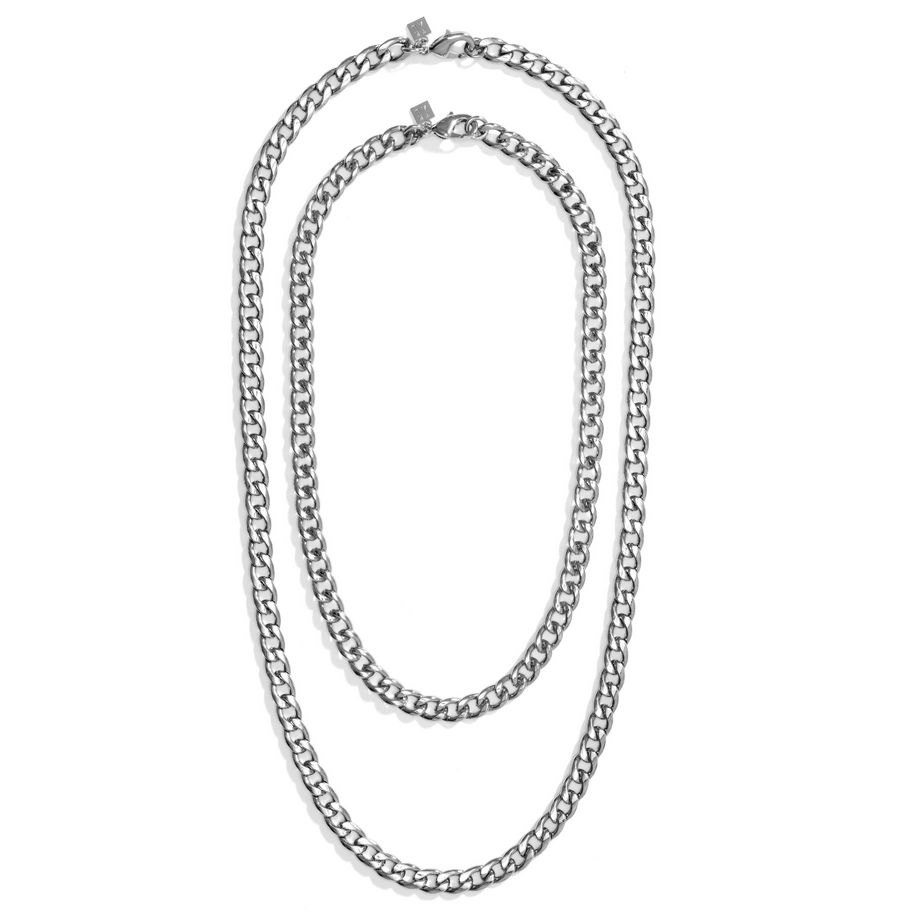 Curb Chain Necklace - SILVER