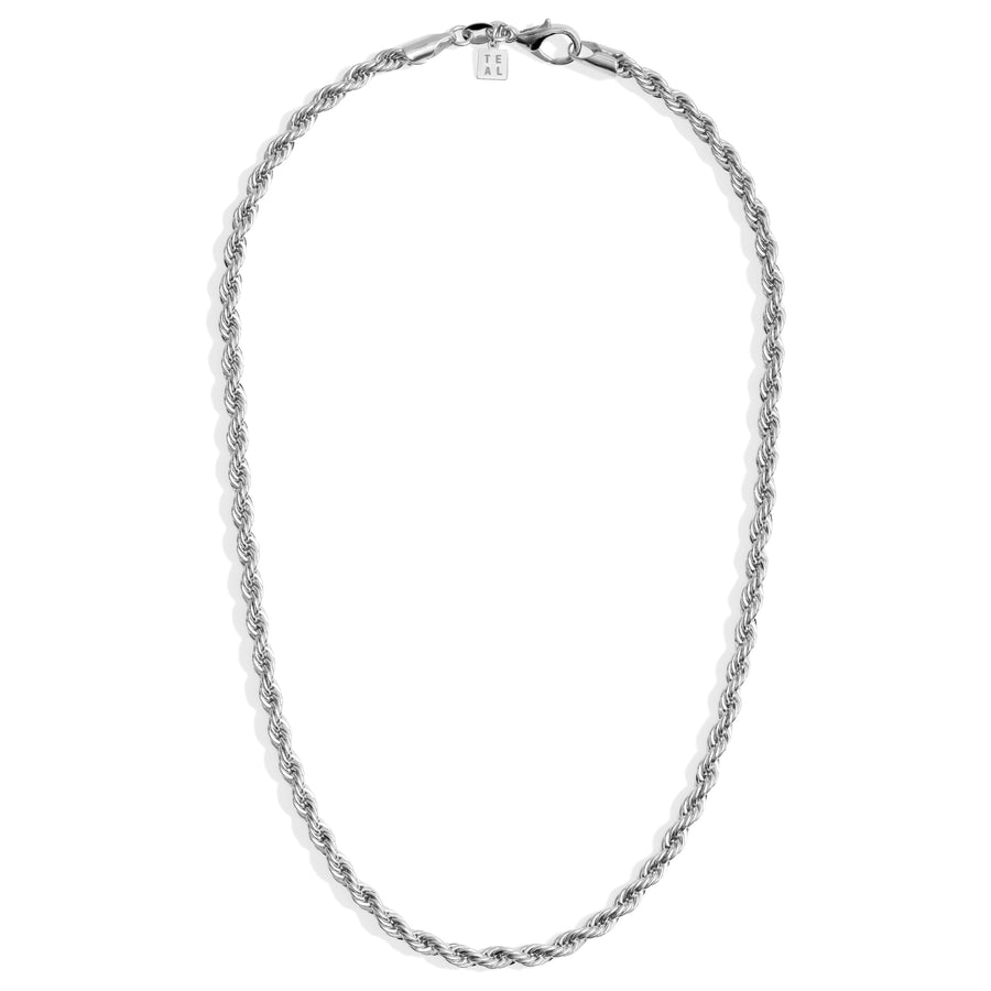 AXEL ROPE NECKLACE - SILVER