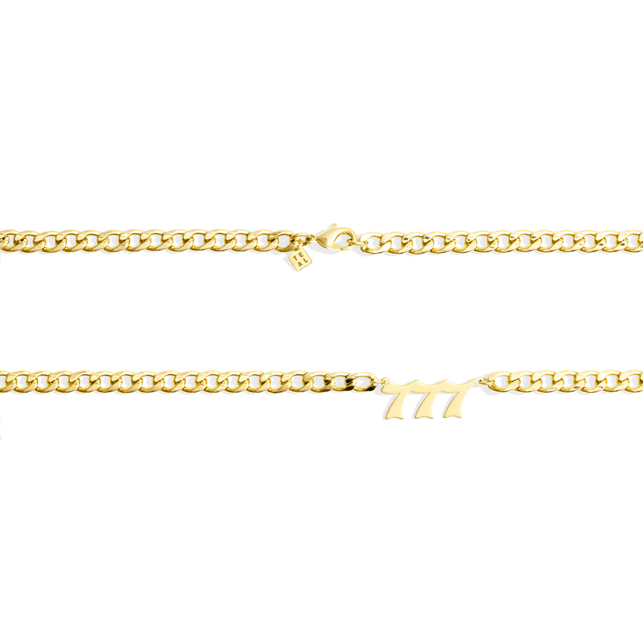ANGEL NUMBER BELLY CHAIN - GOLD