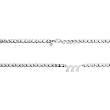 ANGEL NUMBER BELLY CHAIN - SILVER