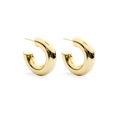 HOLLOW HOOPS MEDIUM - GOLD