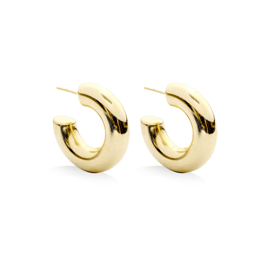 HOLLOW HOOPS MEDIUM - GOLD