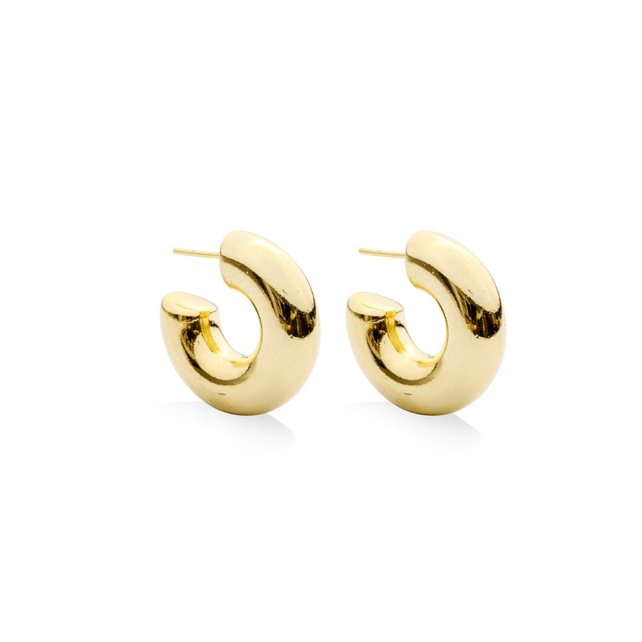 HOLLOW HOOPS SMALL - GOLD