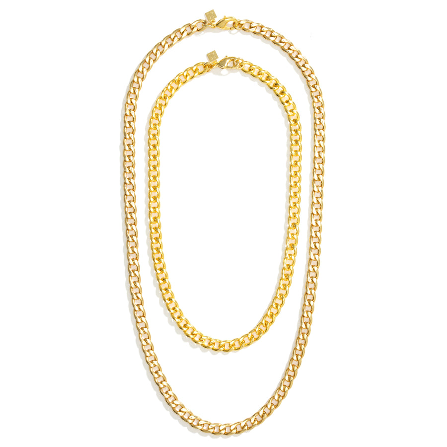 Curb Chain Necklace - GOLD