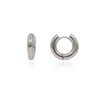 SIA HOOPS MEDIUM - SILVER